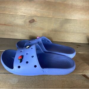 crocs classic womens size 10 shoes purple slip on slide comfort sandals